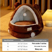 Cat Nest Four Seasons Universal Winter Warm Closed