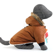 Pet Warm Coat Coat Traction Rope Clothes