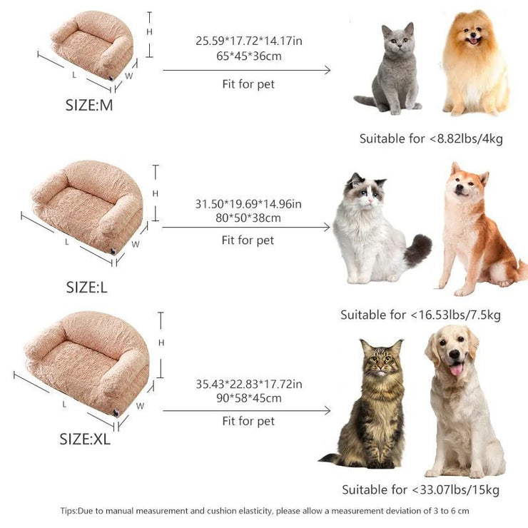 Plush Pet Sofa Bed