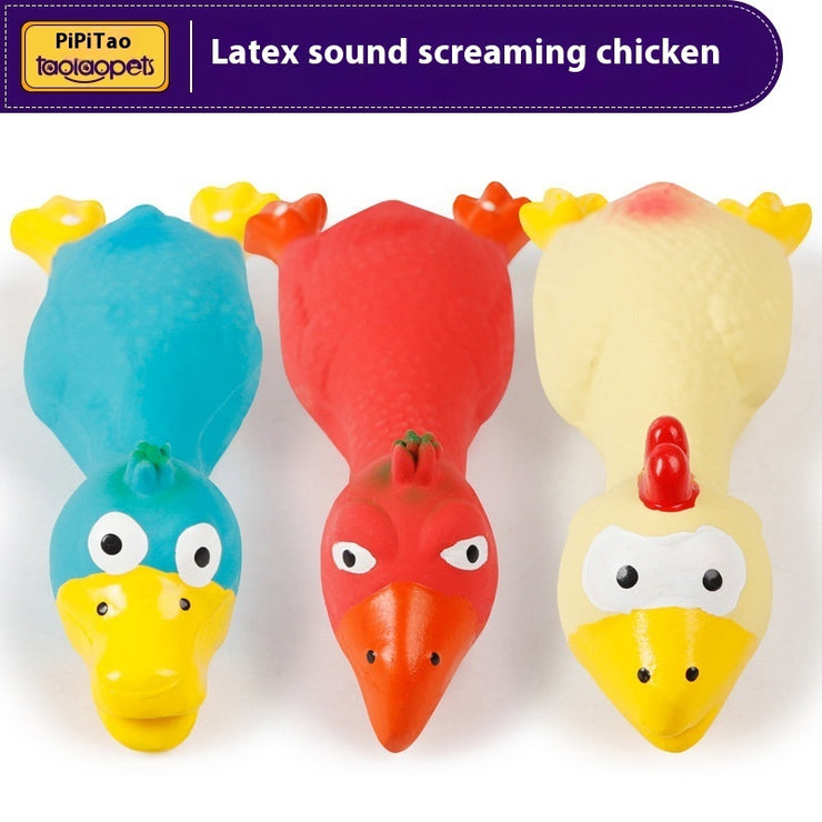 Latex Duck Pet Sound Toy