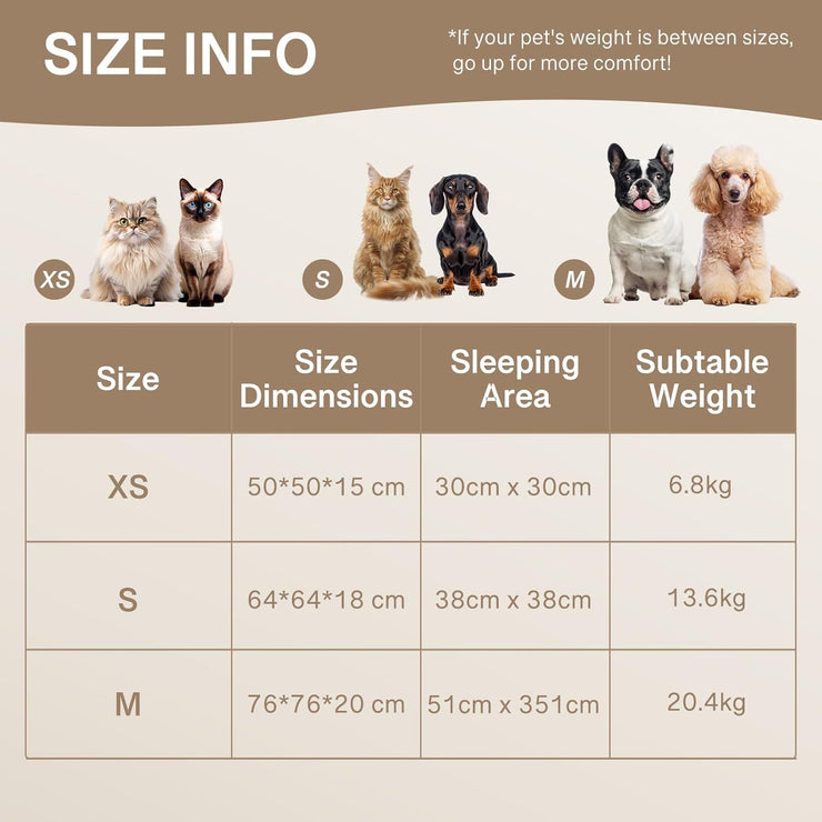 MEWOOFUN Donut Dog Bed For Small Dogs